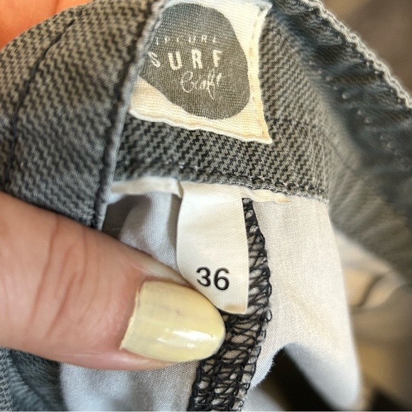 Ripcurl Surf Board Shorts Swim 36 W38 Drawstring Unlined  Beach Pool Surf Gray - Picture 8 of 15